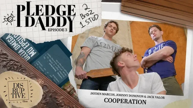 Jayden Marcos, Johnny Donovan, Jack Valor – Pledge Daddy – Double DOMED