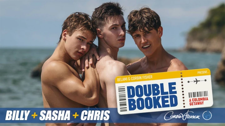 Billy & Sasha Fill Chris (Bareback)