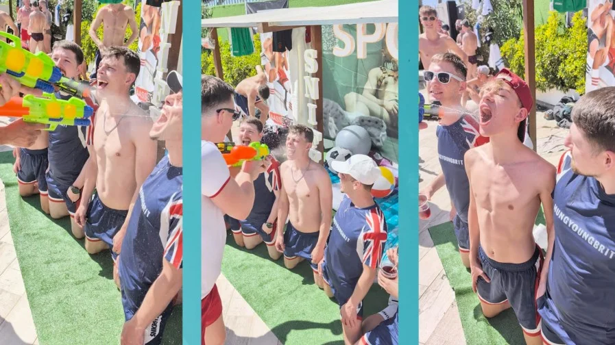Mass Pool Party De-spunking Every Cock Drained Dry
