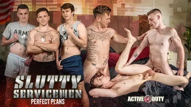 Andrew Delta, Sage Roux, Kyle Harper – Slutty Servicemen Perfect Plans
