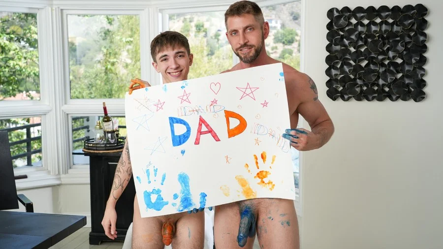 FamilyDick – Johnny Ford & Jacob King – Dick Prints for Father’s Day (and a Super Creamy Finale!)