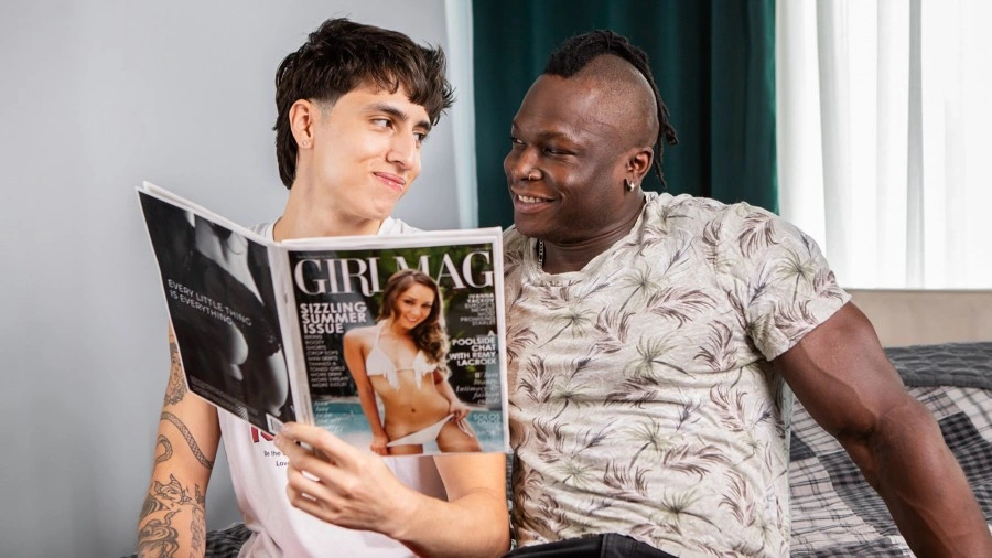 Angel Elias, Harrison Feels – Dude, Is That An Actual Porn Mag??