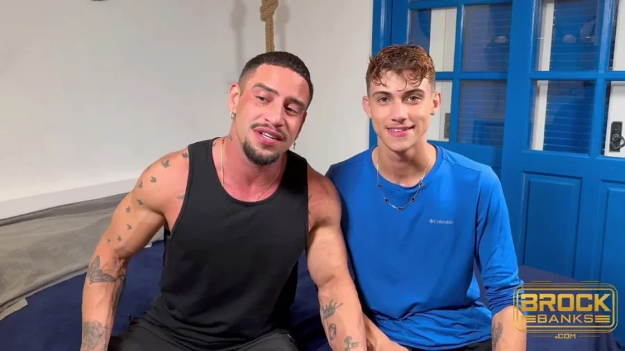 Gabriel DiMaggio fucks Brock Banks
